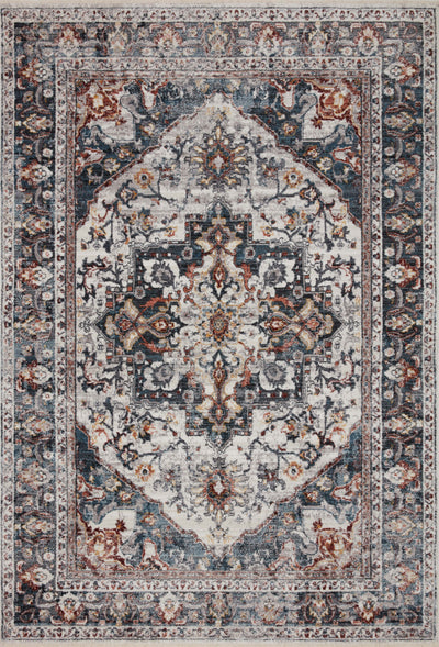 product image for Samra Rug in Ivory / Denim by Loloi II 63