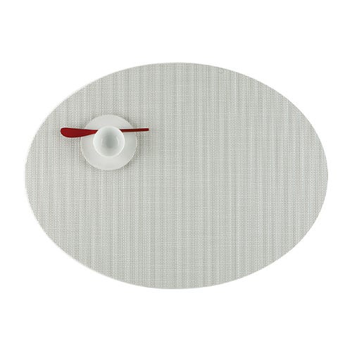 media image for mini basketweave oval placemat by chilewich 100130 002 17 263