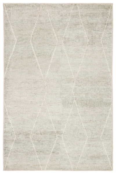 product image of Ozog Geometric Rug in Foggy Dew & Mineral Gray design by Jaipur Living 594