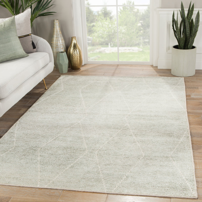 media image for Ozog Geometric Rug in Foggy Dew & Mineral Gray design by Jaipur Living 214
