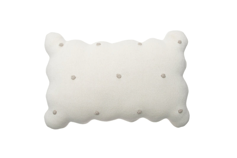 media image for knitted cushion biscuit ivory by lorena canals sc biscuit ivo 1 280