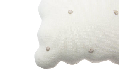 product image for knitted cushion biscuit ivory by lorena canals sc biscuit ivo 5 22