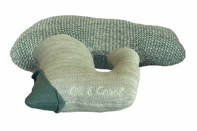 product image for knitted cushion brucy the broccoli by lorena canals sc brucy 4 12