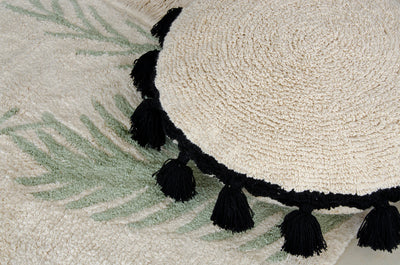 product image for circle cushion in black design by lorena canals 5 69
