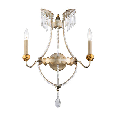 product image of lemuria 2 light silver gold empire wall sconce by lucas mckearn sc1035 2 1 562