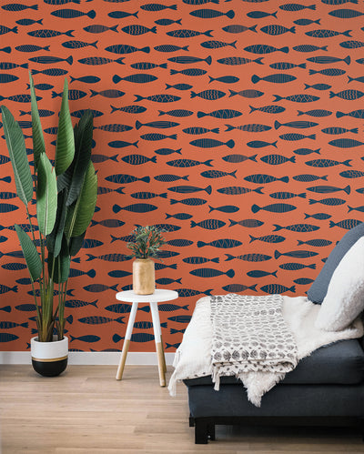 product image for Bay Fish Wallpaper in Coral Reef 41