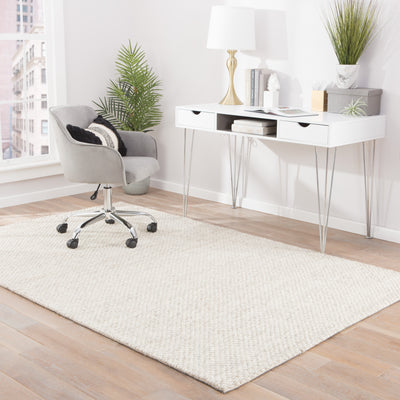 product image for Karlstadt Solid Rug in Whisper White & Simply Taupe design by Jaipur Living 8