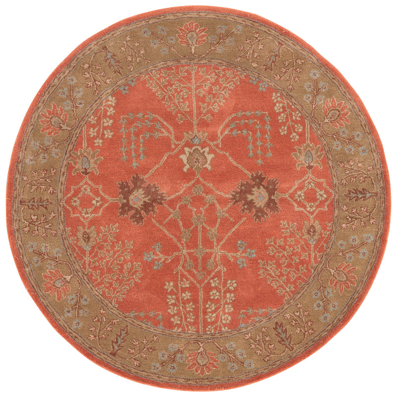 media image for pm51 chambery handmade floral orange brown area rug design by jaipur 7 255