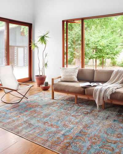 product image for Sebastian Rug in Ocean / Spice by Loloi 57