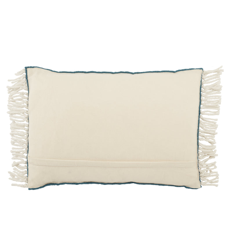 media image for Settia Odessa Indoor/Outdoor Blue & Ivory Pillow 2 223