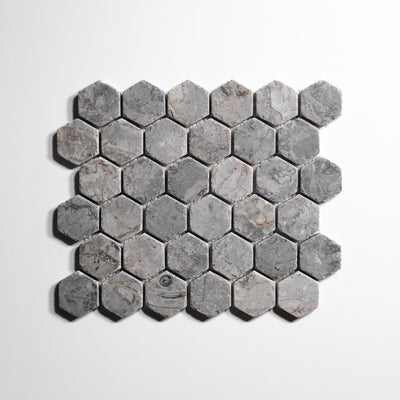 product image for Sage Gray 2" Hexagon Tile 79