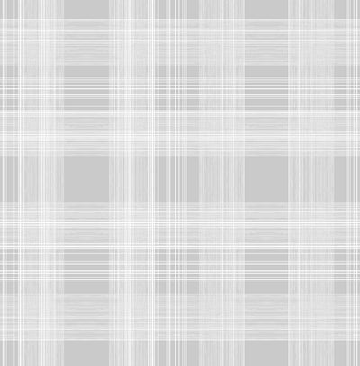 product image of Rad Plaid Peel-and-Stick Wallpaper in Harbor Grey by Stacy Garcia for NextWall 554