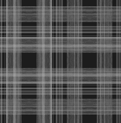product image for Rad Plaid Peel-and-Stick Wallpaper in Onyx by Stacy Garcia for NextWall 17