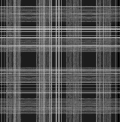 product image of Rad Plaid Peel-and-Stick Wallpaper in Onyx by Stacy Garcia for NextWall 544