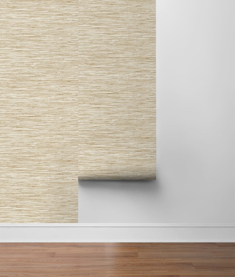 media image for Grasscloth Peel-and-Stick Wallpaper in Hemp by Stacy Garcia for NextWall 276