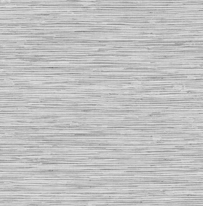 product image of grasscloth peel and stick wallpaper in moonstone grey by stacy garcia for nextwall 1 572