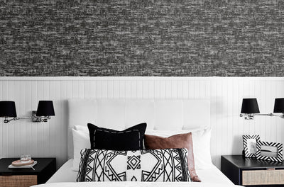 product image for Interference Peel-and-Stick Wallpaper in Ash Grey by Stacy Garcia for NextWall 83