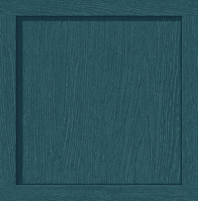 product image of Squared Away Peel-and-Stick Wallpaper in Teal by Stacy Garcia for NextWall 553