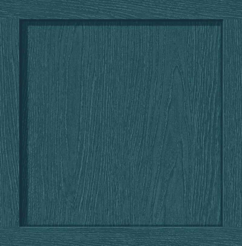 media image for Squared Away Peel-and-Stick Wallpaper in Teal by Stacy Garcia for NextWall 283
