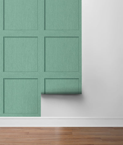 product image for Squared Away Peel-and-Stick Wallpaper in Sea Green by Stacy Garcia for NextWall 91