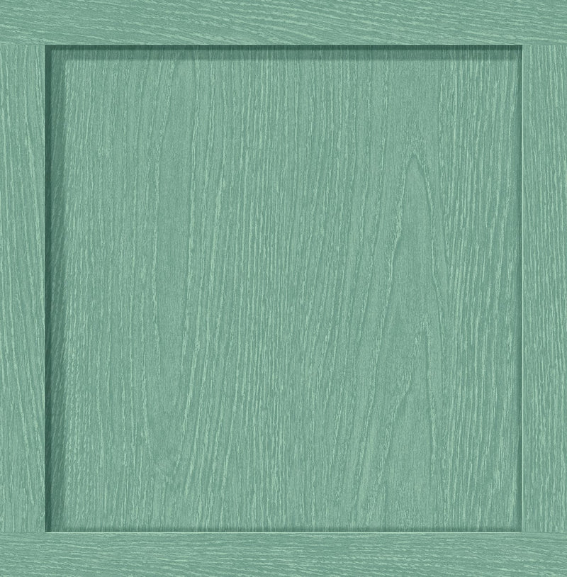 media image for Squared Away Peel-and-Stick Wallpaper in Sea Green by Stacy Garcia for NextWall 294