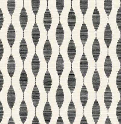 product image of sample ditto peel and stick wallpaper in eclipse and linen by stacy garcia for nextwall 1 587