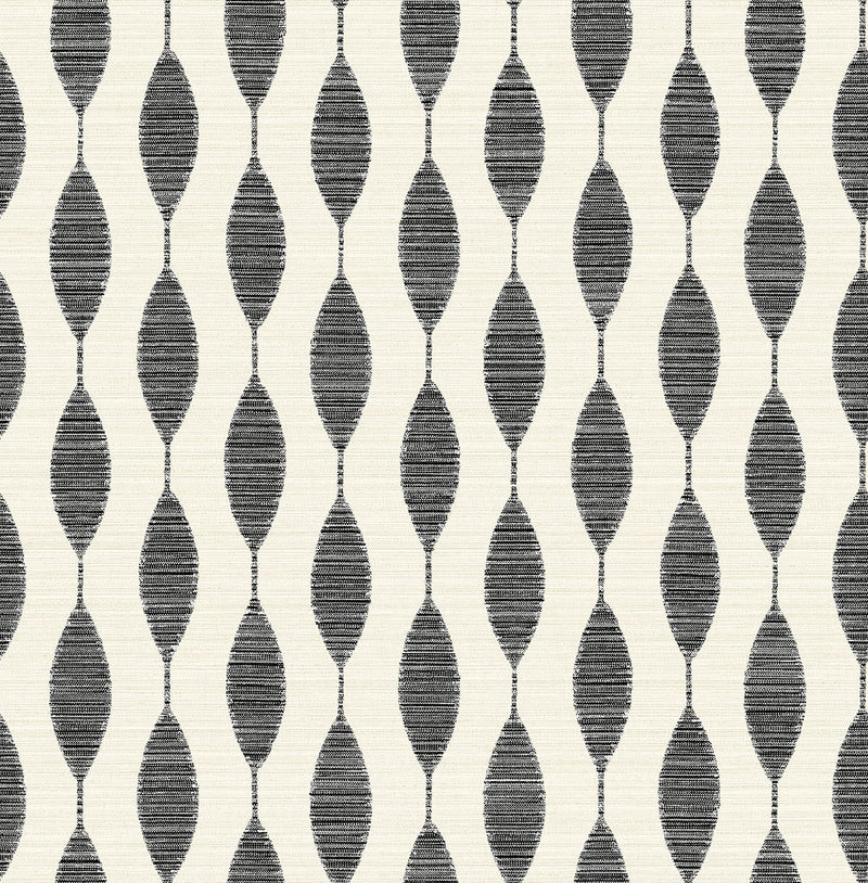 media image for sample ditto peel and stick wallpaper in eclipse and linen by stacy garcia for nextwall 1 296