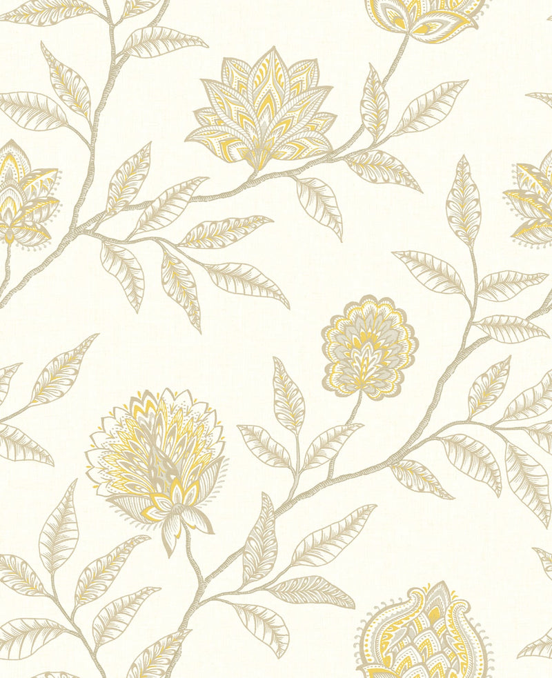 media image for Jaclyn Peel-and-Stick Wallpaper in Blonde and Sandstone by Stacy Garcia for NextWall 299