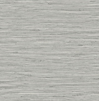 product image of Saybrook Faux Rushcloth Peel & Stick Wallpaper in Cove Grey/Silver by Stacy Garcia 594