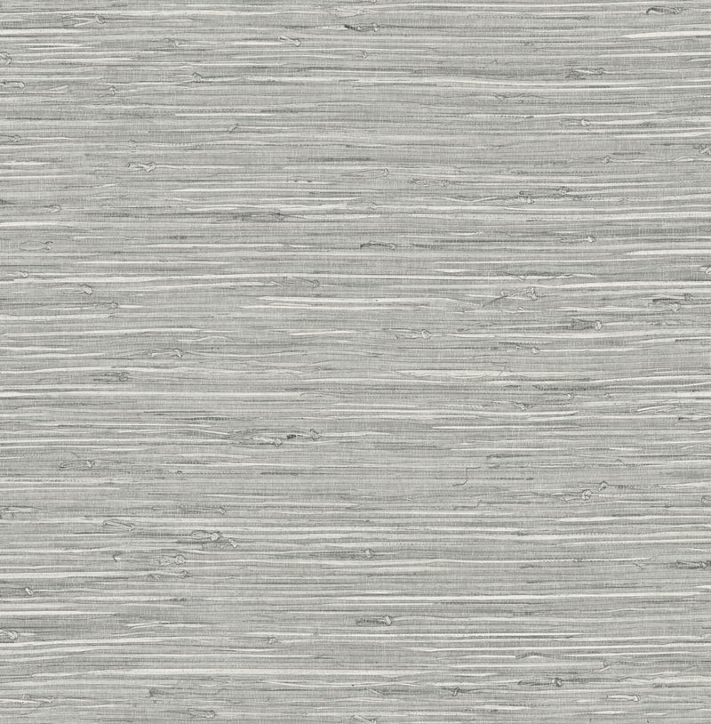 media image for Saybrook Faux Rushcloth Peel & Stick Wallpaper in Cove Grey/Silver by Stacy Garcia 256