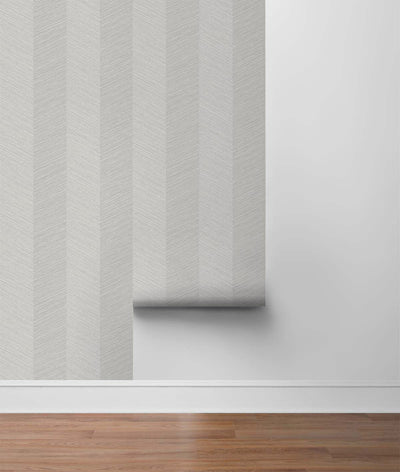 product image for Chevy Hemp Peel & Stick Wallpaper in Lunar Grey by Stacy Garcia 96