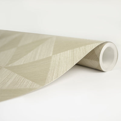 product image for Geo Inlay Peel & Stick Wallpaper in Khaki by Stacy Garcia 69