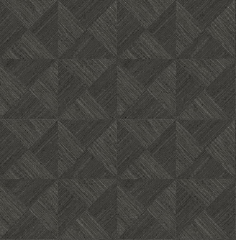 media image for Geo Inlay Peel & Stick Wallpaper in Charcoal by Stacy Garcia 257