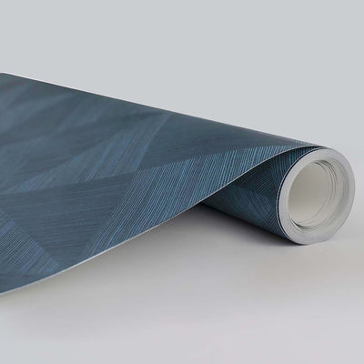 product image for Geo Inlay Peel & Stick Wallpaper in Denim Blue by Stacy Garcia 56