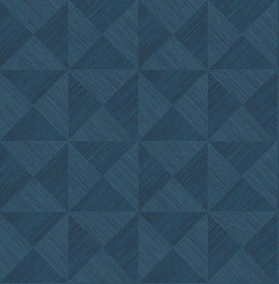 product image for Geo Inlay Peel & Stick Wallpaper in Denim Blue by Stacy Garcia 93