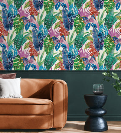 product image for Mariposa Peel & Stick Wallpaper in Jewel Box 8