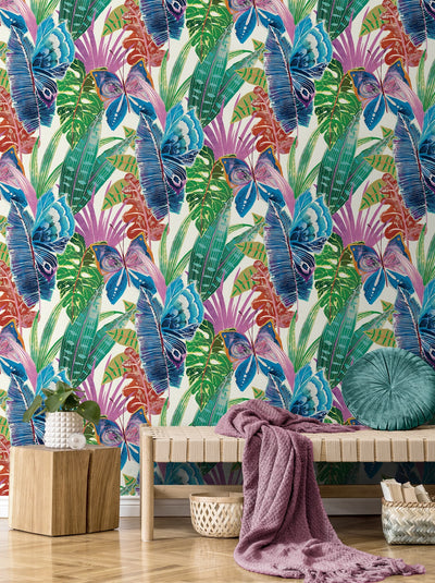 product image for Mariposa Peel & Stick Wallpaper in Jewel Box 66