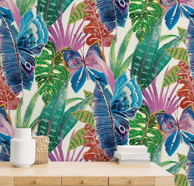 product image for Mariposa Peel & Stick Wallpaper in Jewel Box 76