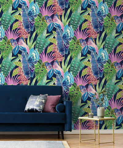 product image for Mariposa Peel & Stick Wallpaper in Azurite 85