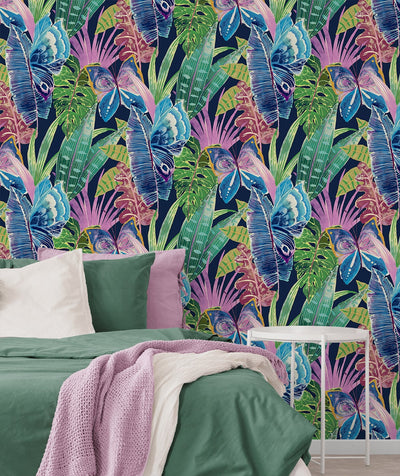 product image for Mariposa Peel & Stick Wallpaper in Azurite 97