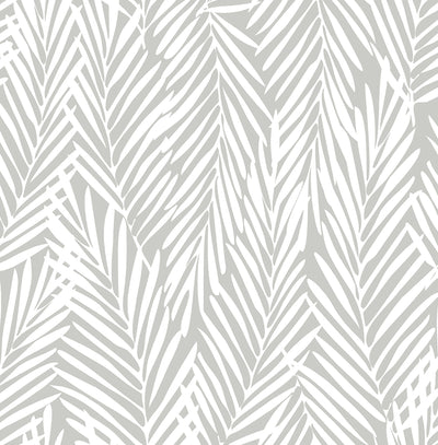 product image for Mod Palm Peel & Stick Wallpaper in Harbor Grey 49