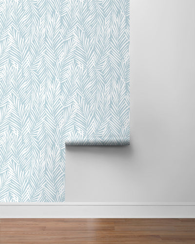 product image for Mod Palm Peel & Stick Wallpaper in Blue Skies 13