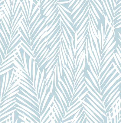 product image for Mod Palm Peel & Stick Wallpaper in Blue Skies 80