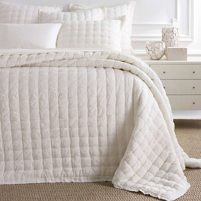 media image for lush linen ivory puff sham by annie selke pc2457 she 5 279