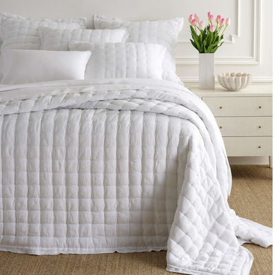 product image for lush linen white puff sham by annie selke pc2453 she 5 93