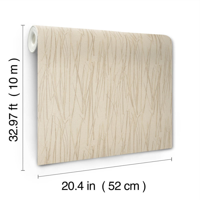 media image for Piedmont Bamboo Wallpaper in Linen 222