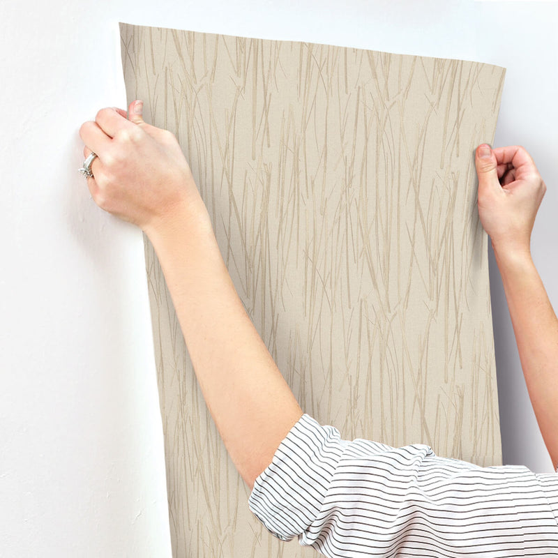 media image for Piedmont Bamboo Wallpaper in Linen 245