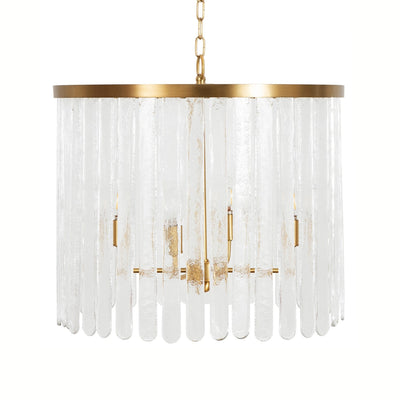 product image for Four Light Hanging Textured Glass Pendant By Bd Studio Ii Silvana Bbr 1 67