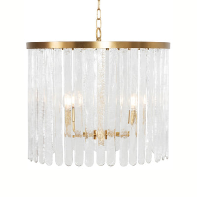 product image for Four Light Hanging Textured Glass Pendant By Bd Studio Ii Silvana Bbr 2 33