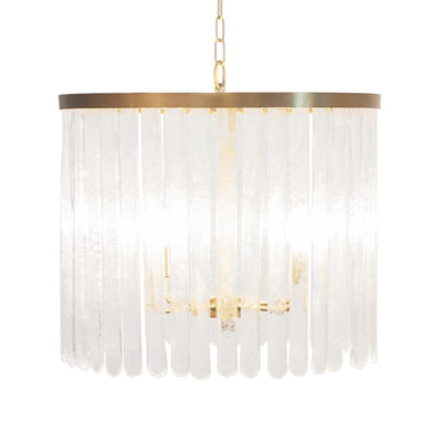 product image for Four Light Hanging Textured Glass Pendant By Bd Studio Ii Silvana Bbr 3 86